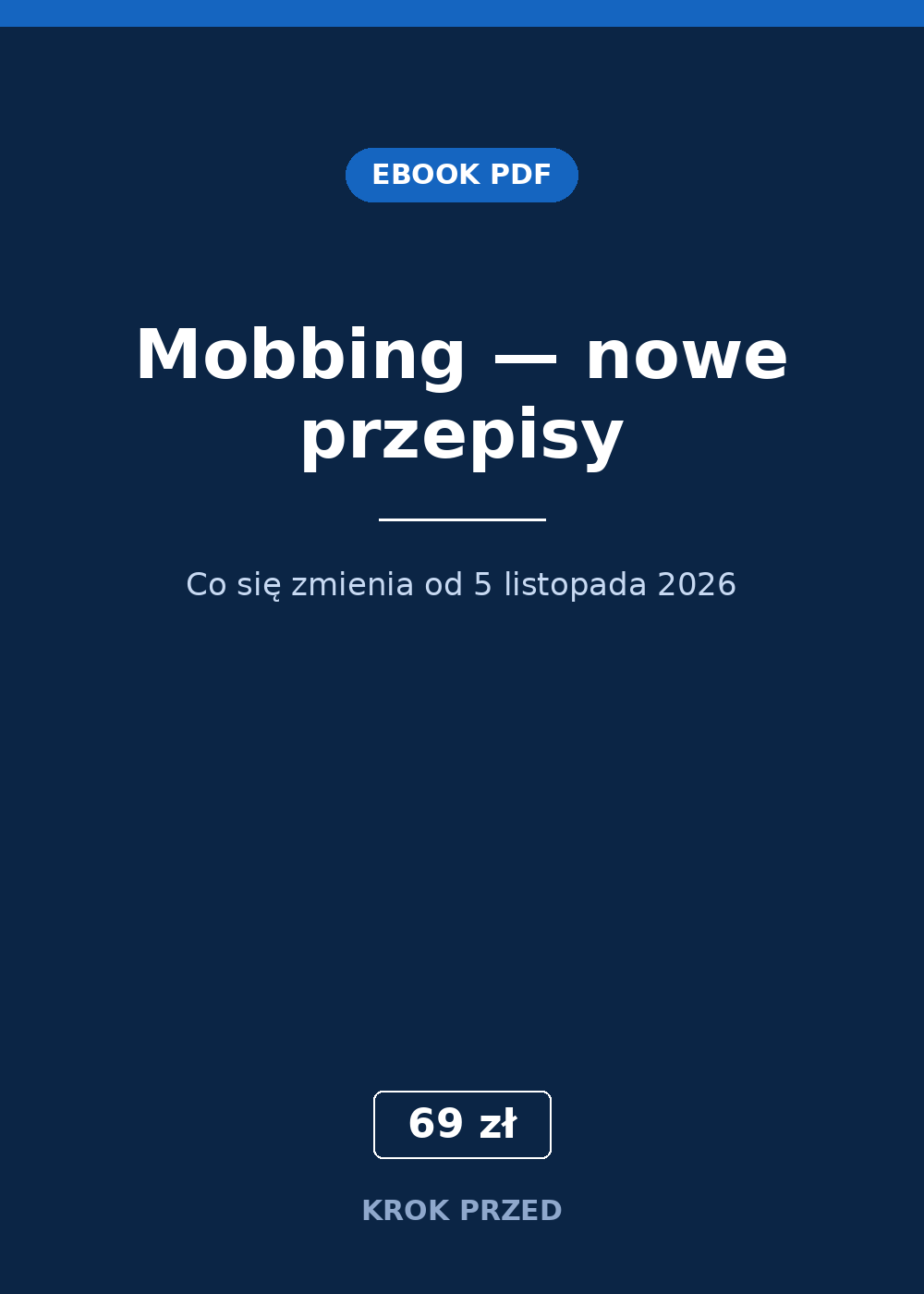Mobbing — nowe przepisy