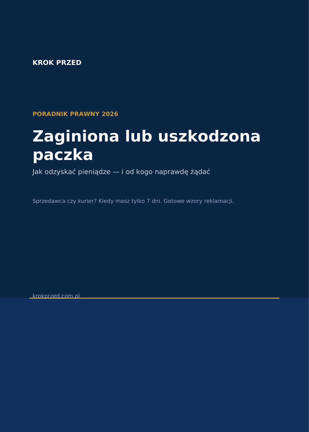 Zaginiona lub uszkodzona paczka — jak odzyskać pieniądze (sprzedawca czy kurier?)
