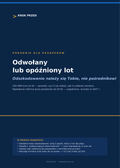 Odwołany lub opóźniony lot — odszkodowanie | Odbierz je sam, bez pośrednika