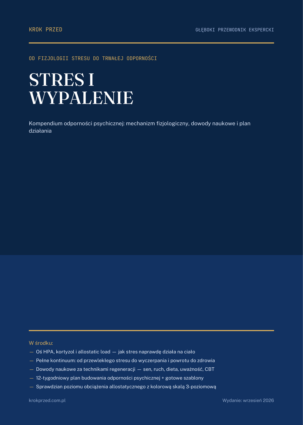 Stres i wypalenie — kompendium odporności psychicznej