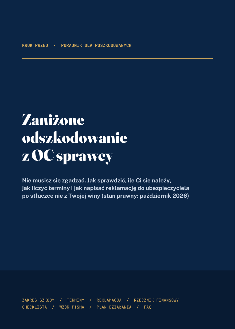 Zaniżone odszkodowanie z OC sprawcy — Nie musisz się zgadzać