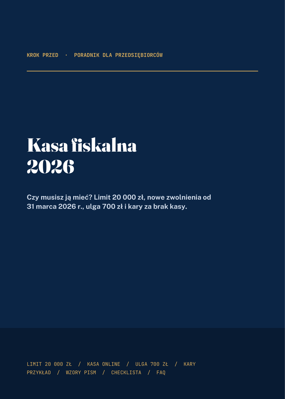 Kasa fiskalna 2026