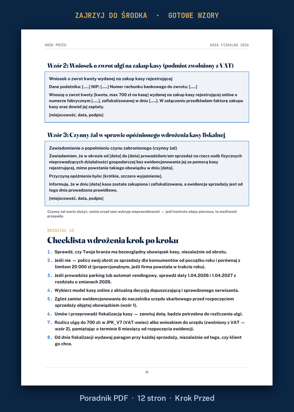 Kasa fiskalna 2026